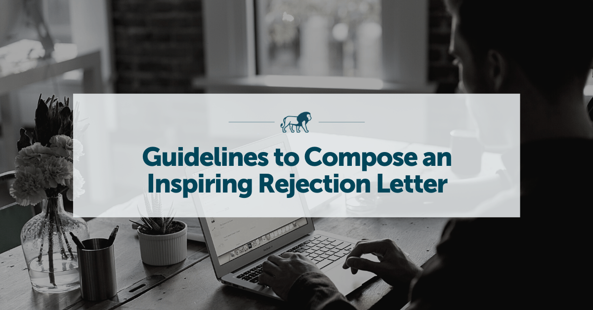 How to write a rejection email to a candidate